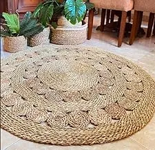 MacrameStore/boho decor - Halfa Rug - سجاده حالفه نبات طبيعي