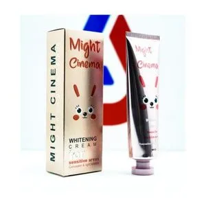 Might Cinema Whitening Cream For Sensitive Areas Concealer And Light Texture - 100g.