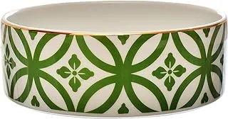 Porland Morocco Porcelain Bowl For Home Uses, Restaurants & Hotels, 18cm - Green