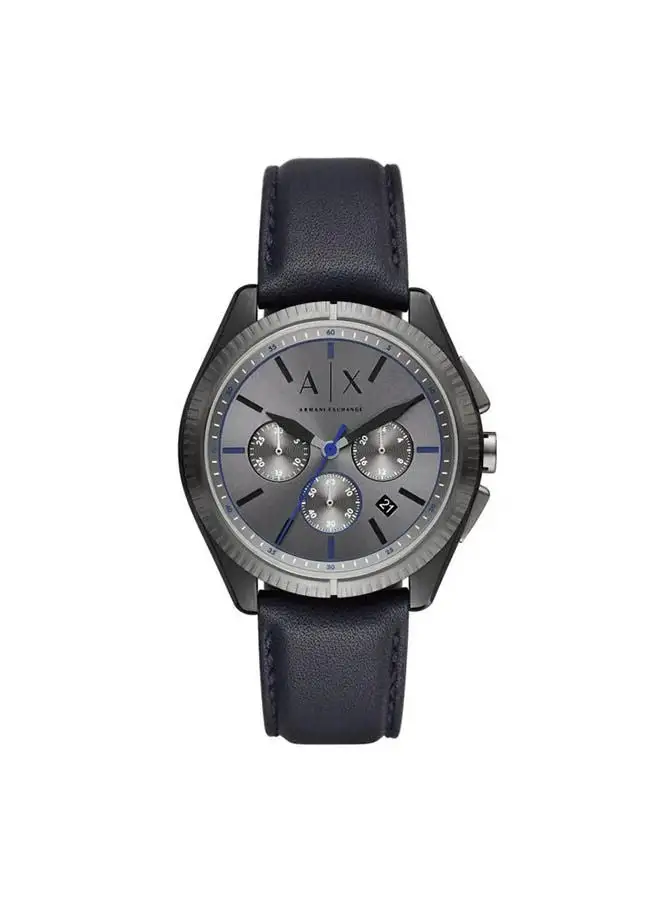 Armani Exchange Men's Leather Chronograph Watch AX2855