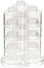 Acrylic Kitchen Spice Tower Carousel - 12 Bottles