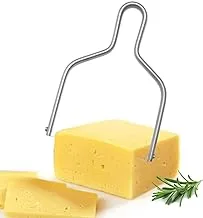 AXIYIBZI Cheese Slicer & Cheese Cutter Stainless Steel Cheese Slicers with Wire | Cheese Slicer for Block Cheese & Butter Slicer