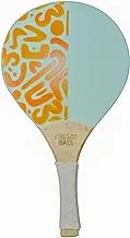 Generic The frescoball - Handcrafted Beach Racket - Light Blue * Orange (Set of 2)