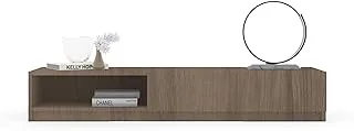 Nine elements-TVU-150-D-W-Light wood TV UNIT 2 leafs and side shelf - 150x25 cm 150CMx45 CMx25 CM