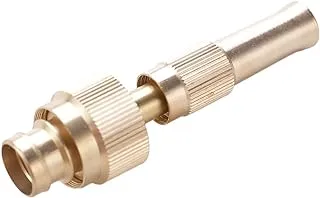 Kuber Industries Nozzle For Water Pipe|Comfortable Grip|Multiple Spray Modes|Brass Nozzle Water Spray Gun For ½” Water Pipe|Ideal Pipe Nozzle For Car Wash,Gardening,& Other Uses|LH-8068|Golden