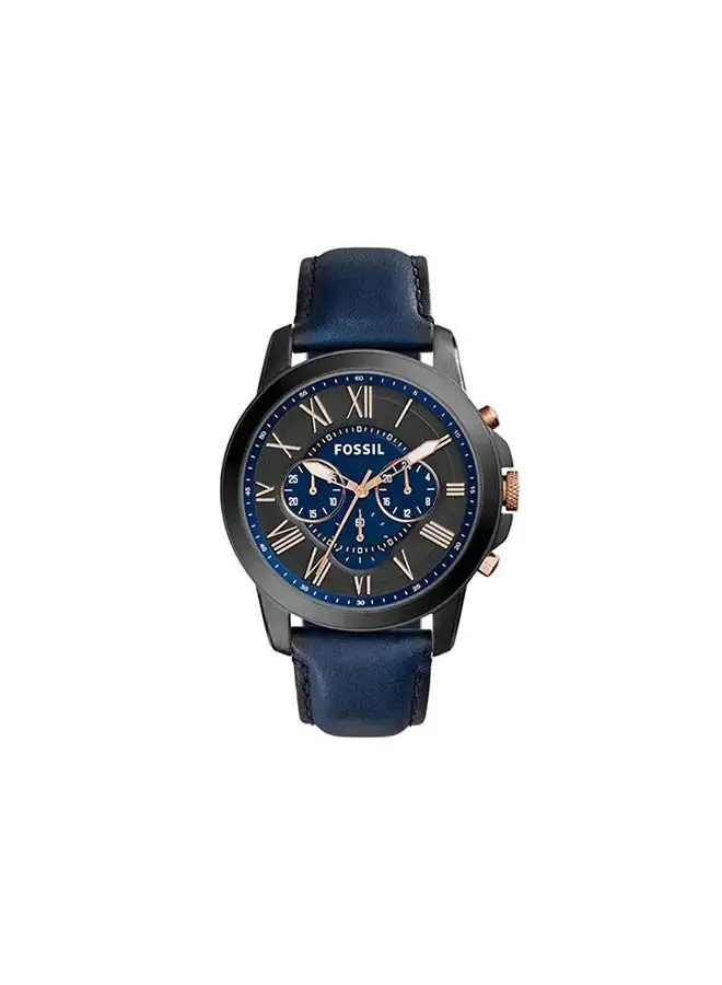 FOSSIL Men's Leather Chronograph Watch FS5061