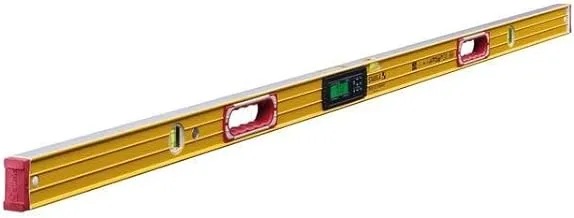 Stabila 17707 TECH196M 2 Vials Magnet Digital Spirit Level with 2 Screens, 183 cm Size