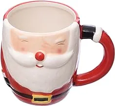 Generic Ceramic Deep Mug With Prominent Design In The Shape Of Old Man Safe For Hot And Cold Drinks - Multi Color