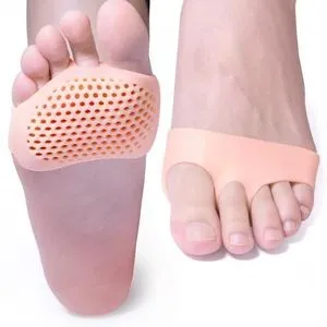 Silicone Toe Separators - - Bunion Corrective Toe Diffuser - Toe Separator For Toe Interference - Relieve Pressure And Friction - 1 Pair Of Toe Separators.