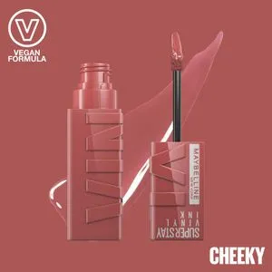 Maybelline New York Super Stay Vinyl Ink 16H Longwear Transfer Proof Liquid Lipstick – 35 Cheeky