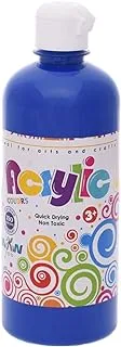 WKW High Quality Non Toxic Acrylic Colors 600ml -Blue