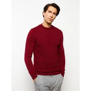 LC Waikiki Turtle Neck Long Sleeve Men's Tricot Sweater