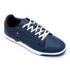 Activ Navy Blue Casual Sneakers With Touch Of Maroon