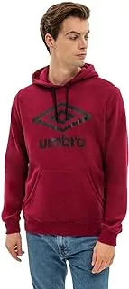 UMBRO mens FW LARGE LOGO HOODIE Hooded Sweatshirt