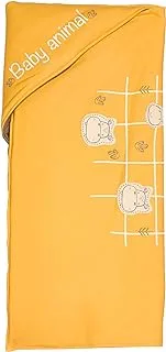 Junior Baby Boys High Quality Cotton and comfy Blanket, OCHRE, 3 Months