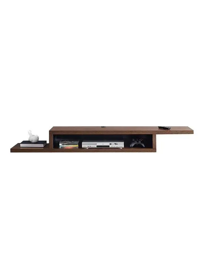 MODERN HOME Modern TV Stand Shelf Brown 135x24x15cm