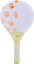 Generic The frescoball - Handcrafted Beach Racket - Light Purple * Orange Dog Steps (Set of 2)