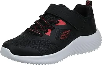 Skechers Bounder, Boys Shoes, Black Red, 31 EU