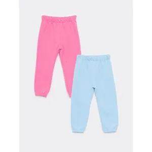 LC Waikiki Basic Elastic Waist Baby Girl Tracksuit Bottom 2 Pieces