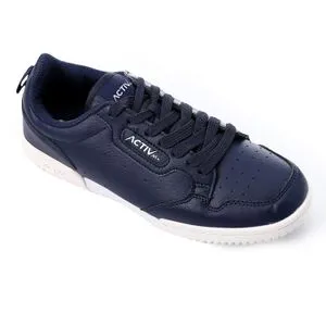 Activ Navy Blue & White Casual Lace Up Sneakers