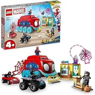 LEGO 10791 Marvel Team Spidey's Mobile Headquarters, Toy for Kids 4+ Years Old with Miles Morales and Black Panther Minifigures, Spidey and His Amazing Friends Series