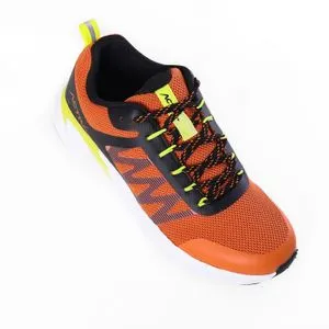 Activ Lace Up Orange With Black Rubber Detail Sneakers