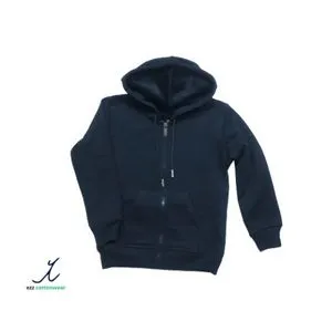 Ezz, Sweat-shirt With A Hooded Zipper, Cotton Melton