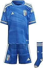 Adidas FIGC H MINI BLUE FOOTBALL/SOCCER MINIKIT (APP) HS9879 for Unisex blue size 3-4A