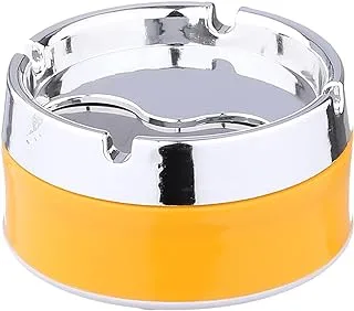 AGFA Plastic Ashtray with Lid - Yellow