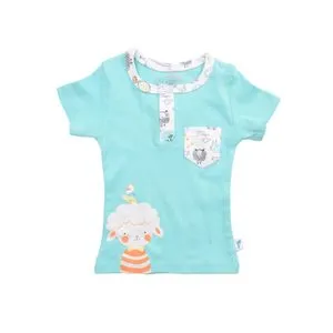 Baby Boys Layette Clothing Set - 10 Pieces - Turquoise & White