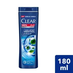 Clear Men Cool Sport Anti-Dandruff Shampoo With Menthol - 180ML