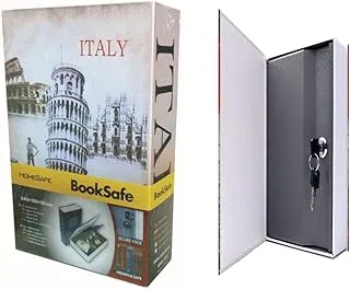 Metal Safe in Shape of a Real Book to Save Money, Jewelry and Valuables