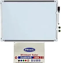 Whiteboard 25x35cm+Pack of Blue Prima whiteboard