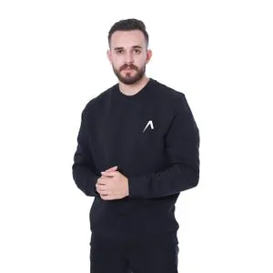 Activ Long Sleeves Round Neck Sweatshirt - Black