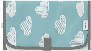 Mamas Gift Clouds Print Travel Changing Mat, Blue