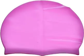 Dolphin High Quality Silicone Swimming Cap For Adults - Mauve