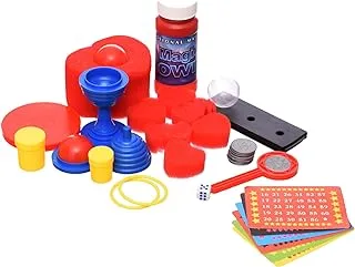 Plastic Professional Magic Game With Required Props And Learning Dvd For Kids - Multi Color