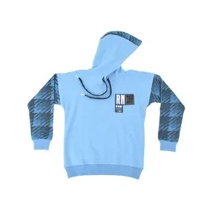 Bongo Long Sleeves Slip On Comfort Hoodie Boy - Blue