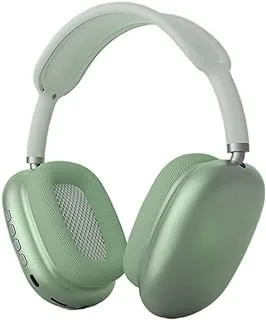 P9 Wireless Bluetooth Headset, Pure Stereo Sound and Memory Card Support(Green)