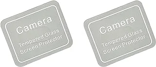 Generic Glass Tempered Anti Burst Camera Lens Protector With Fit Lens For A10 / A20 / A30 / A40 Set Of 2 pieces - Transparent