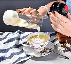 Milk Frother Electric Foamer Coffee Foam Maker Milk Shake Mixer Battery Milk Frother Jug Cup