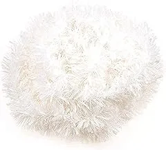 CCINEE 33FT Christmas Tinsel Garland,White Metallic Garland for Christmas Tree Party Indoor Outdoor Decoration