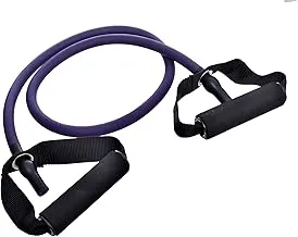 city star sport Exercise Band Suitable For Training & Workout 2 Handle Level 7 With Non-Toxic, Long Lasting Material - Purple