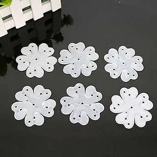 Flower Shape Balloon Clips 6 pcs