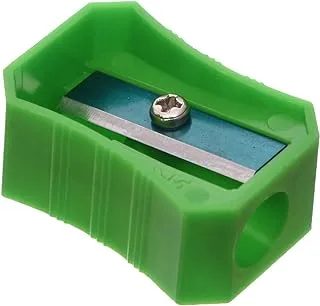 Doms 3424 High Quality Pencil Sharpeners Pack of 6 Pieces for Kids and Students - Green