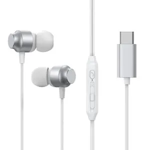 JOYROOM JR-EC06 Type-C Wired Earphone, Length: 1.2m (Silver)