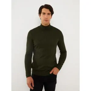 LC Waikiki Turtleneck Long Sleeve Men's Tricot Sweater