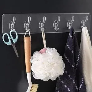 A Flexible Hanger For Hanging Air Suction Contains Five Hooks (two Pieces).