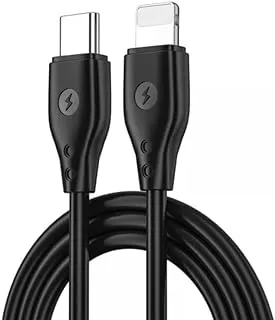 WIWU Wi-C002 Pioneer 30W USB To Lightning Fast charging Cable, Data sync, Super durable, 1M - Black