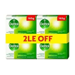 Dettol صابون اوريجينال - 165 جم - 4 قطع